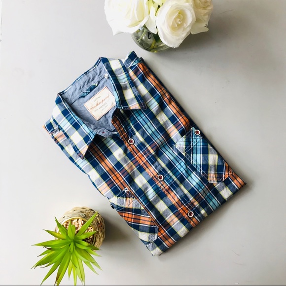 Weatherproof Other - Weatherproof Vintage Medium Plaid Button Down
